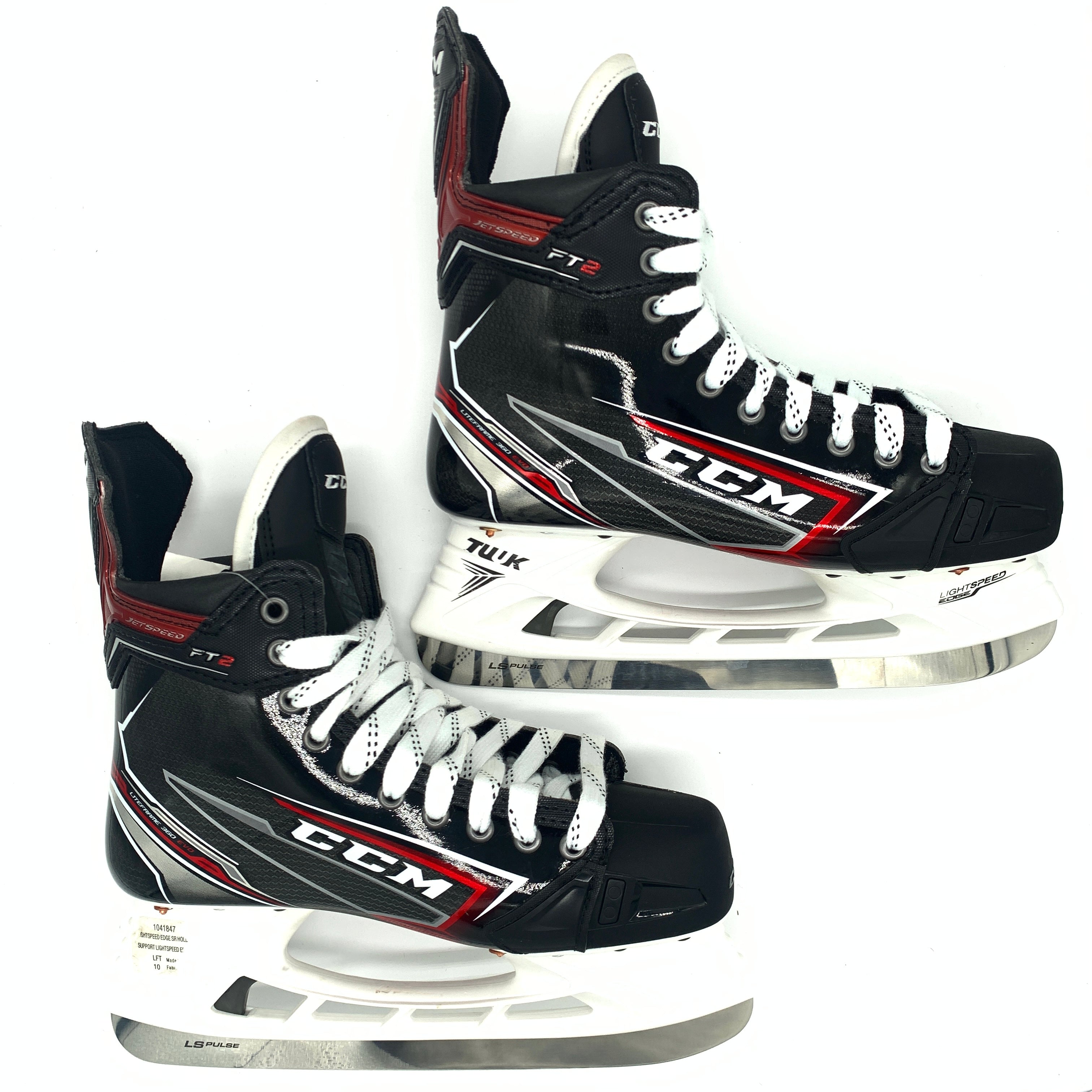 CCM Jetspeed FT2 - Patins de hockey Pro Stock - Taille 9D - James Van Riemsdyk
